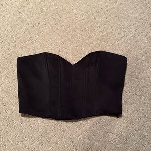 Zara Satin Corset Top (NWOT)